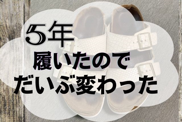 ビルケンシュトックのアリゾナ。ビルコフロー劣化と新相棒の話